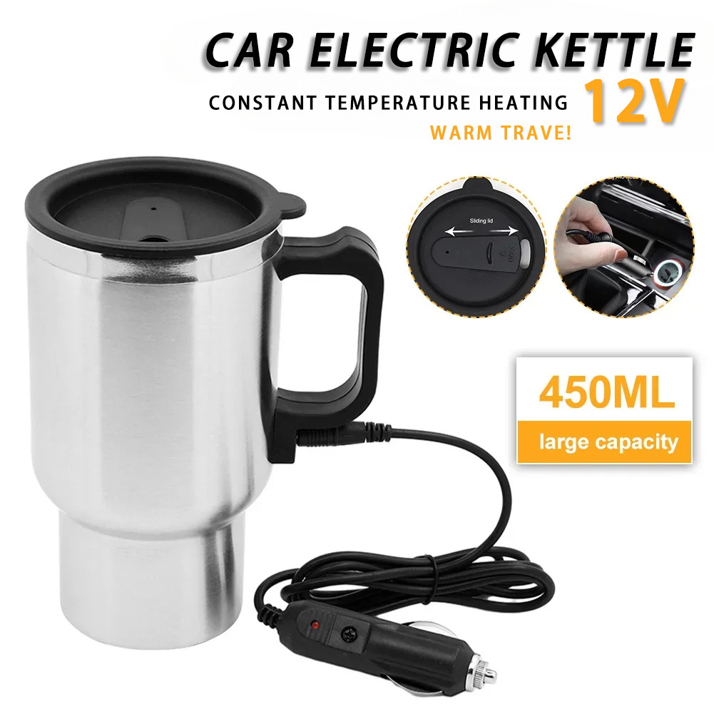 Camping Cooking Tin - Bouilloire chauffante électrique pour voiture, DC
