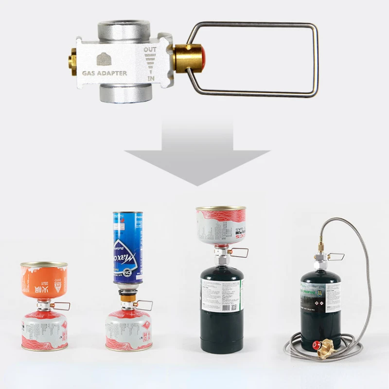 Cooking On Camping Stove - Adaptateur de recharge de gaz précieux