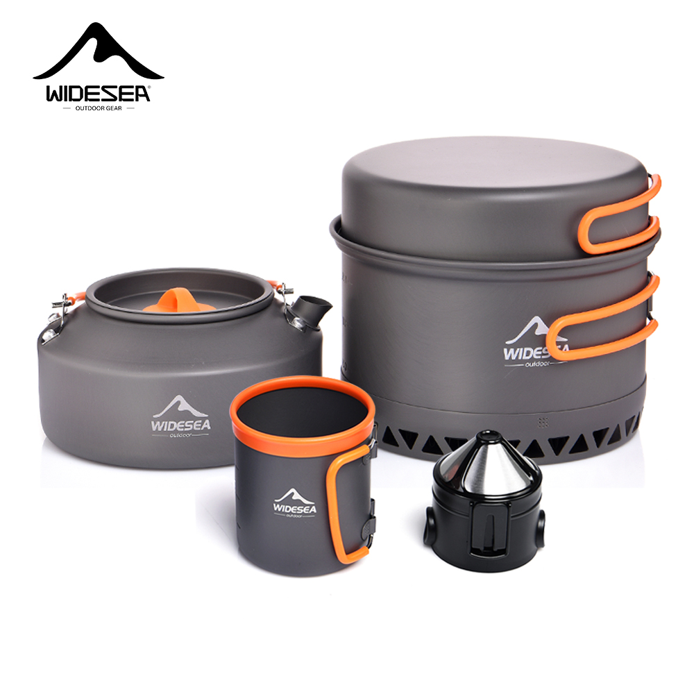 Camping Cooking Tin - Vaisselle de Camping, ensemble d'ustensiles de