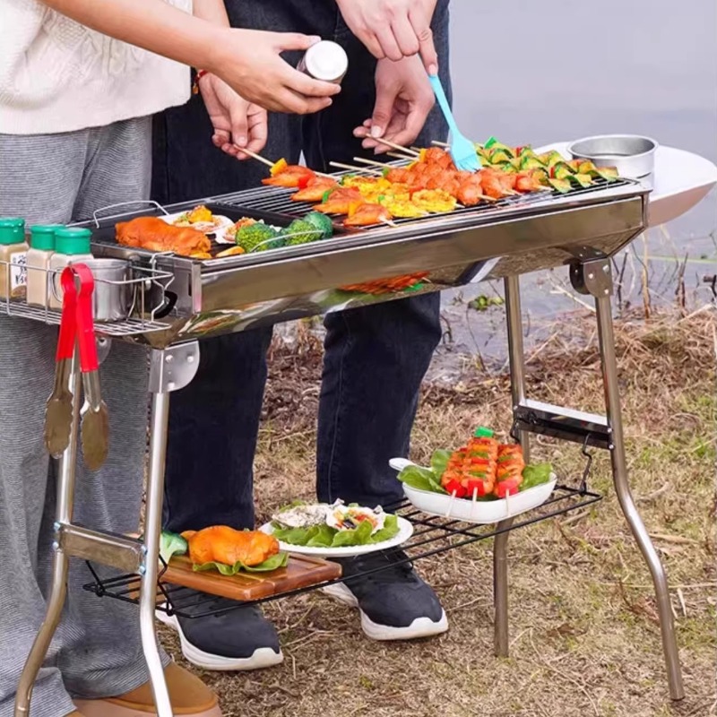 Camping Cooking Requirements - Grill de Barbecue Portable en acier
