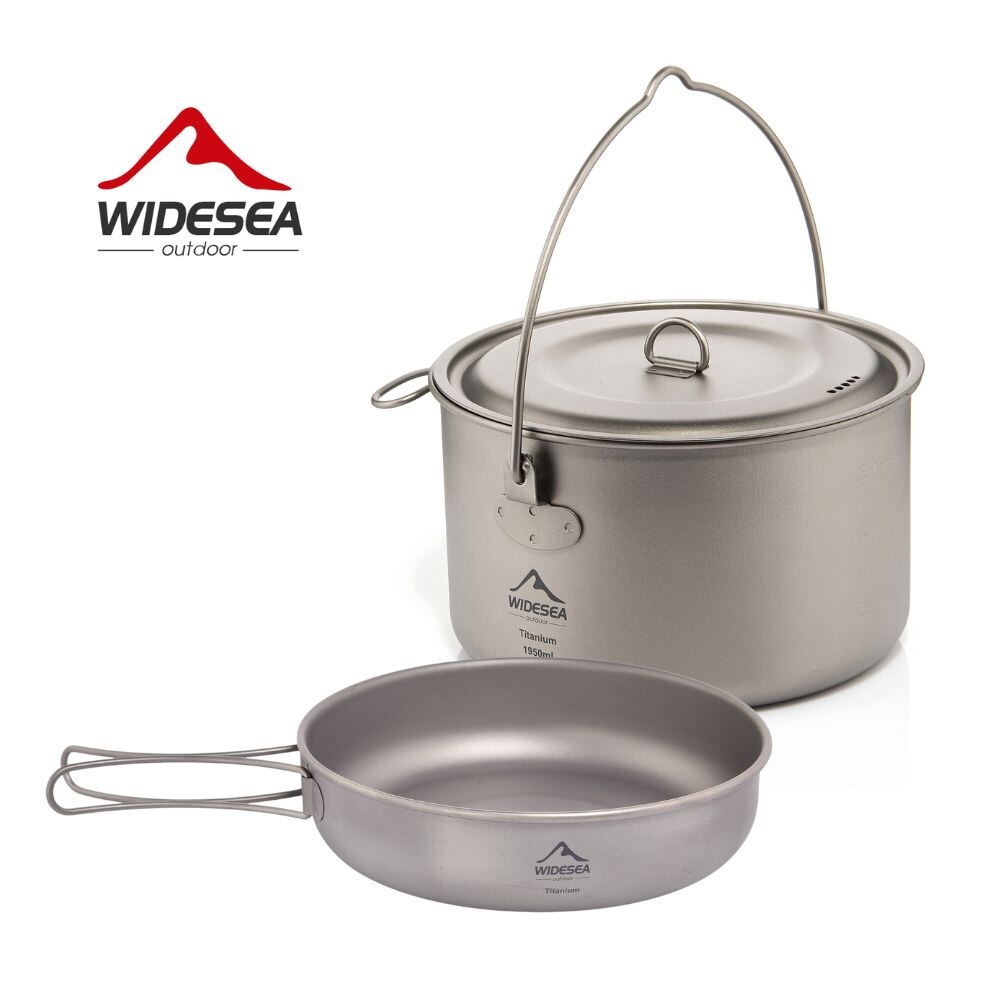 Camping Cooking Unit - ESEA-Batterie de cuisine en titane pour