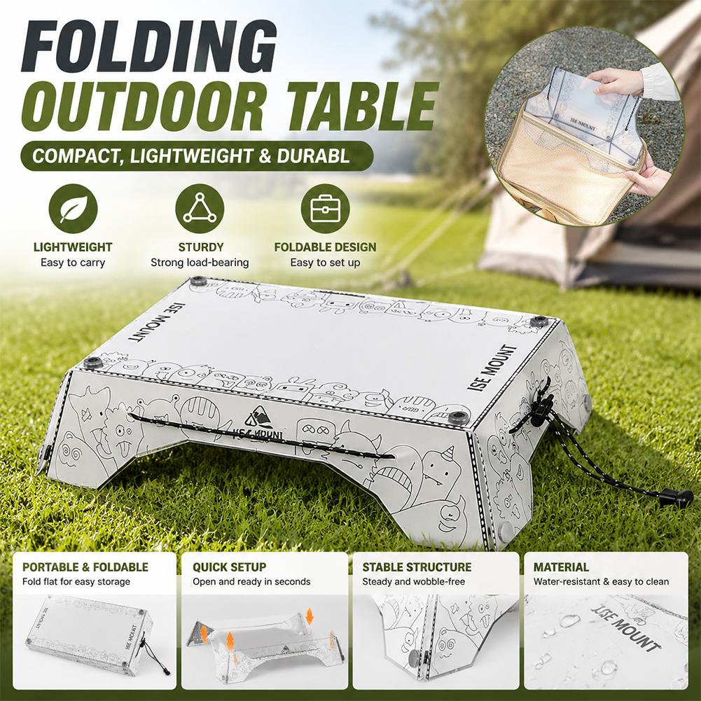 Camping Cooking Table - Table de camping pliable multifonction portable