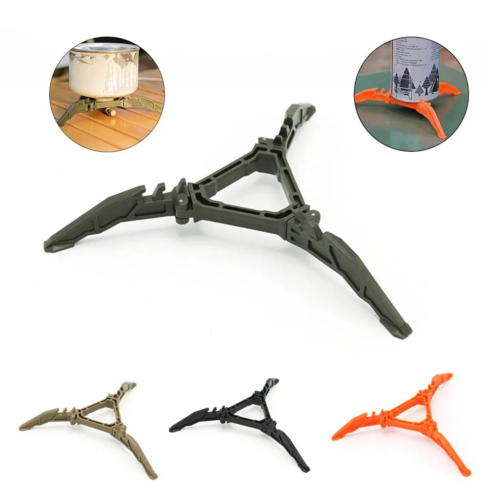 Camping Cooking Windshield - Support de réservoir de gaz pliable,