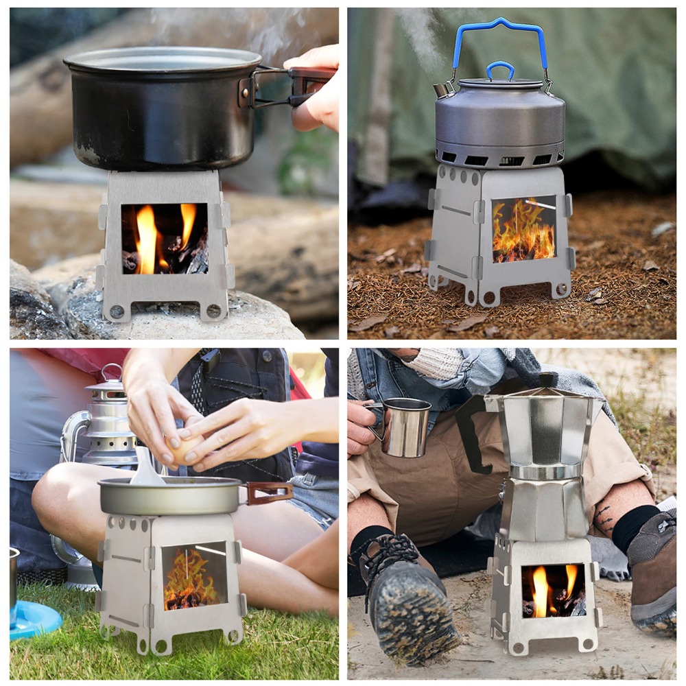 Camping Cooking Windshield - Four de Camping poêle à bois