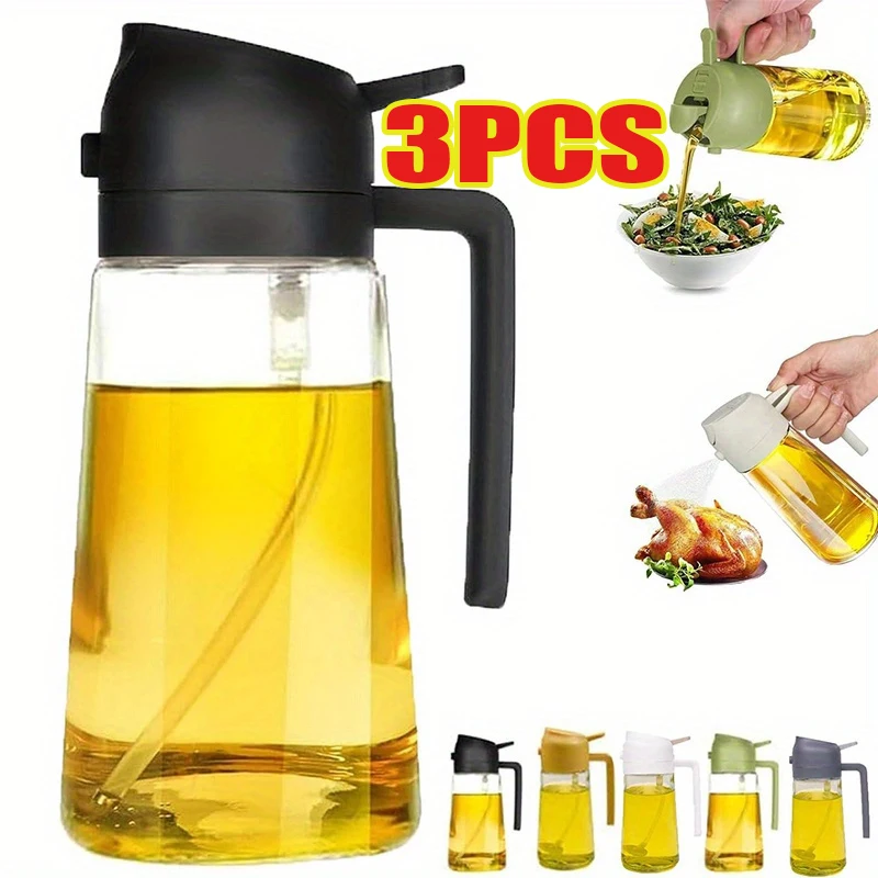 Camping Cooking Unit - Bouteille pulvérisateur d'huile 2-en-1 en plastique