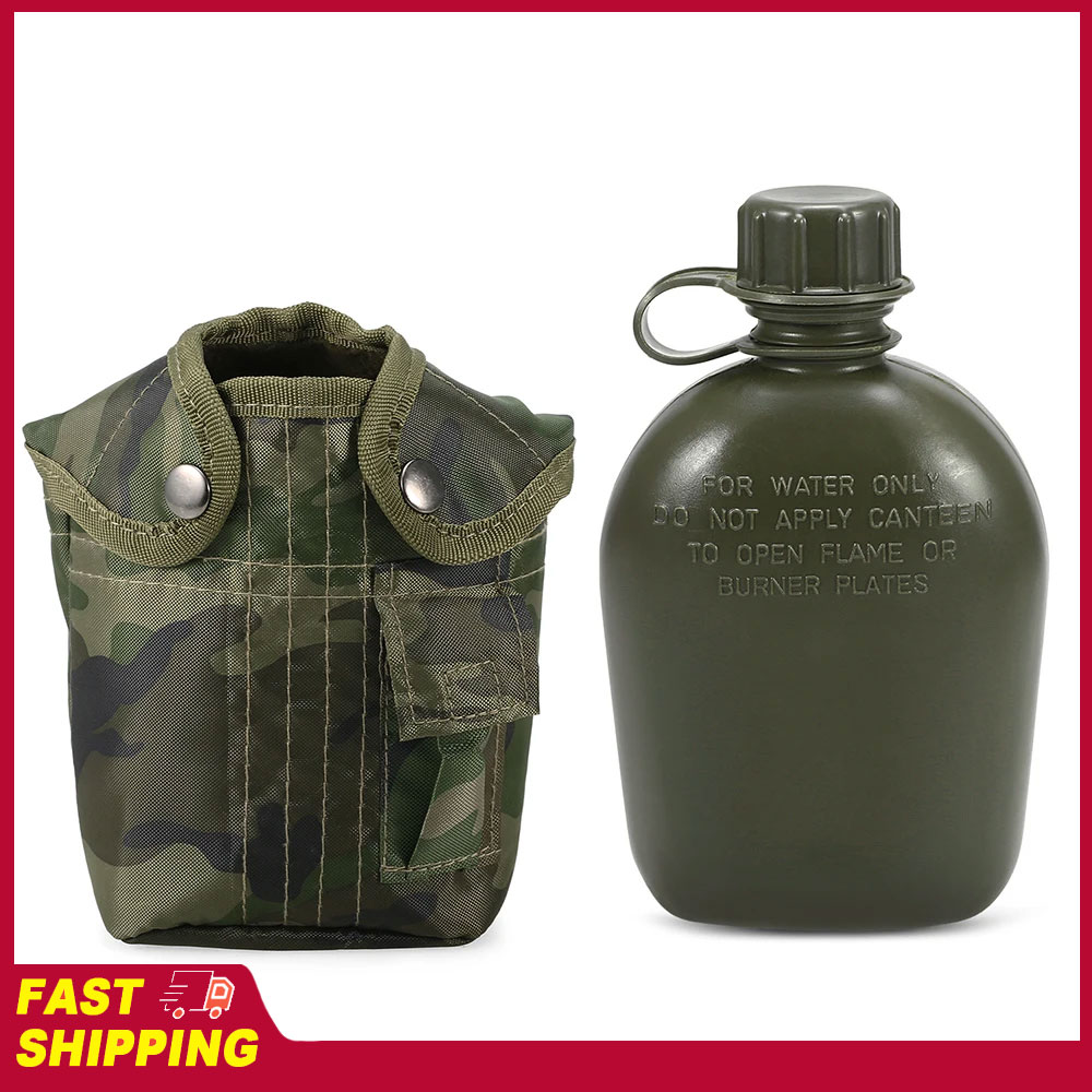 Camping Cooking Tin - Bouteille d'eau de survie pour camping,