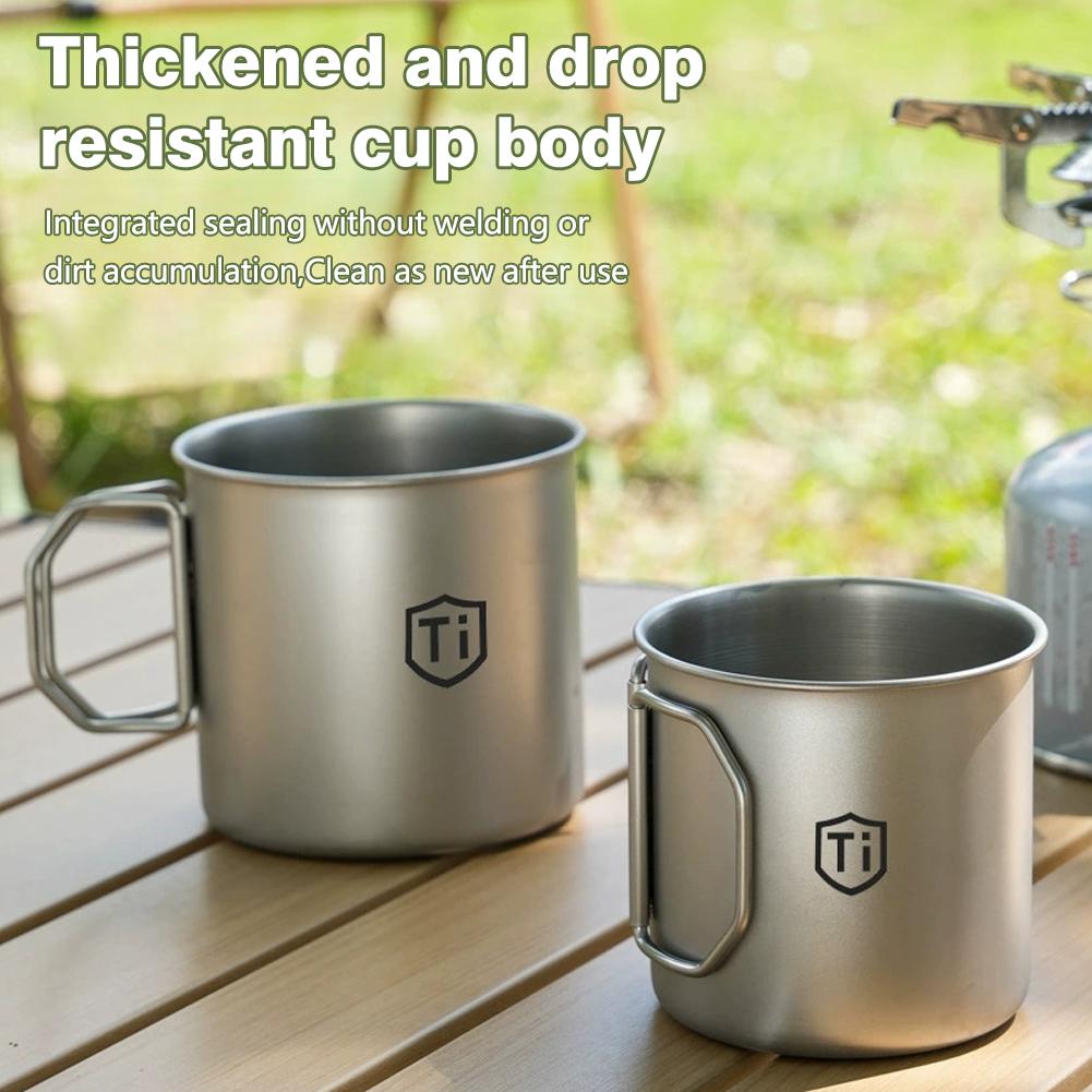 Quechua Camping Cooking Set - Tasse de camping en titane, vaisselle