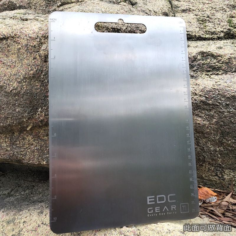 Camping Cooking Backpack - Optique-Planche à découper en alliage de
