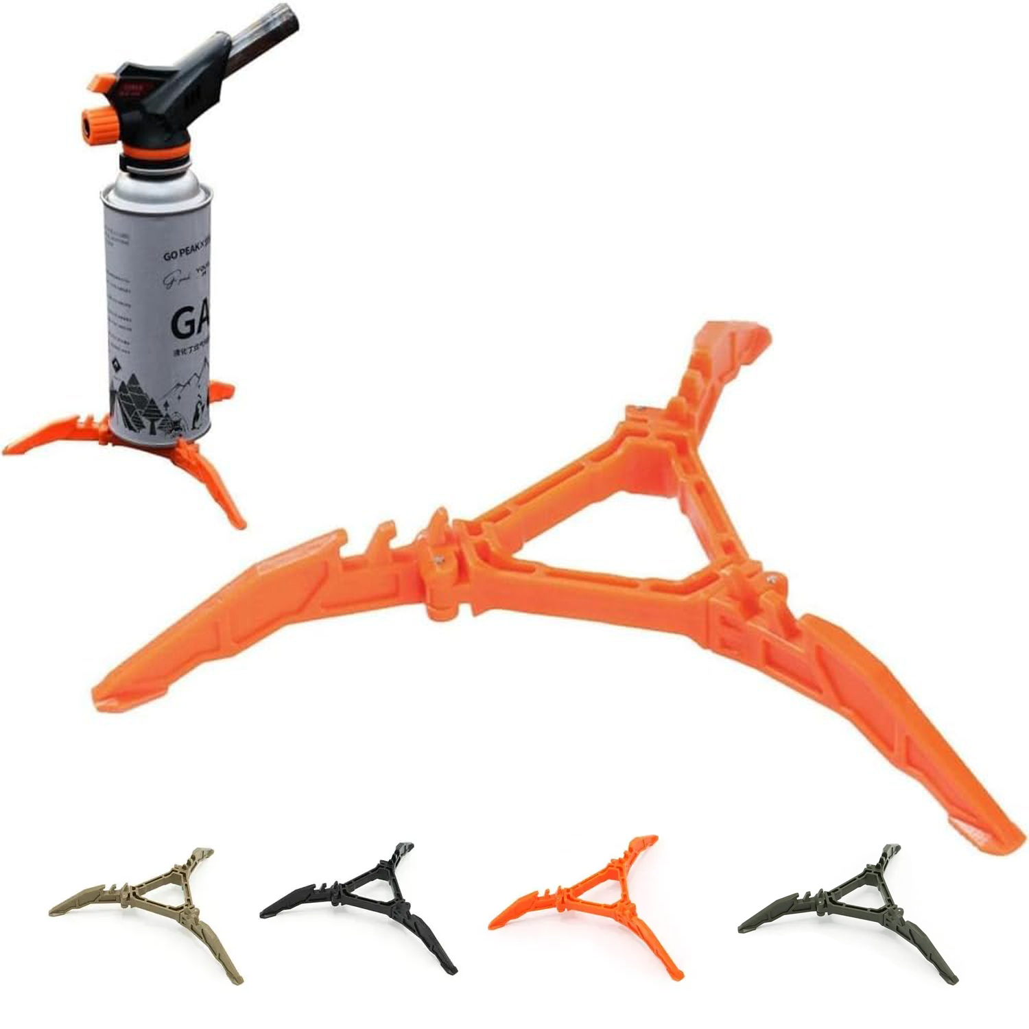 Camping Cooking Windshield - Support de réservoir de gaz pliable,