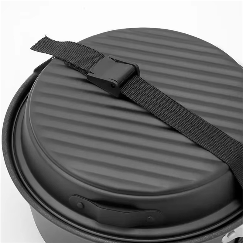 Camping Cooking Set With Kettle - Batterie de cuisine de Camping antiadhésive