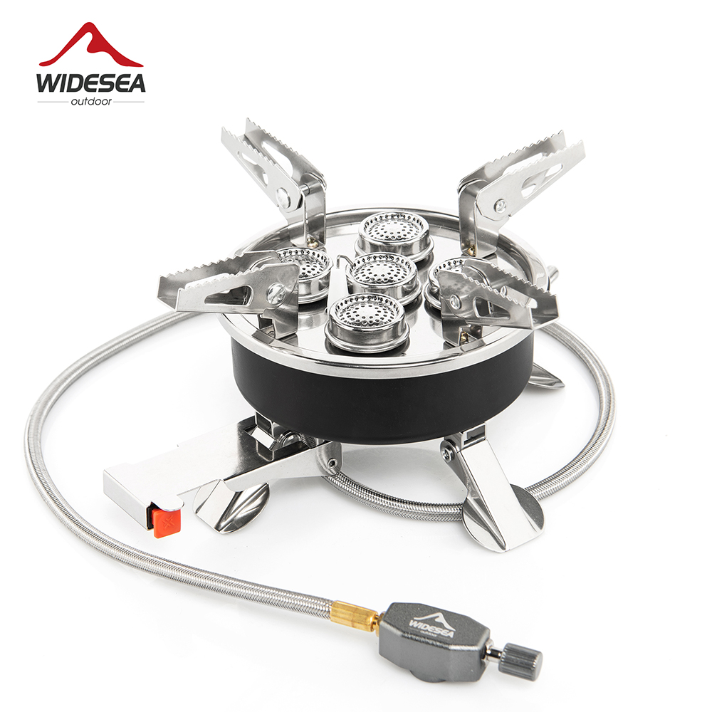 Camping Cooking Windshield - Widesea Réchaud à gaz portable pliant