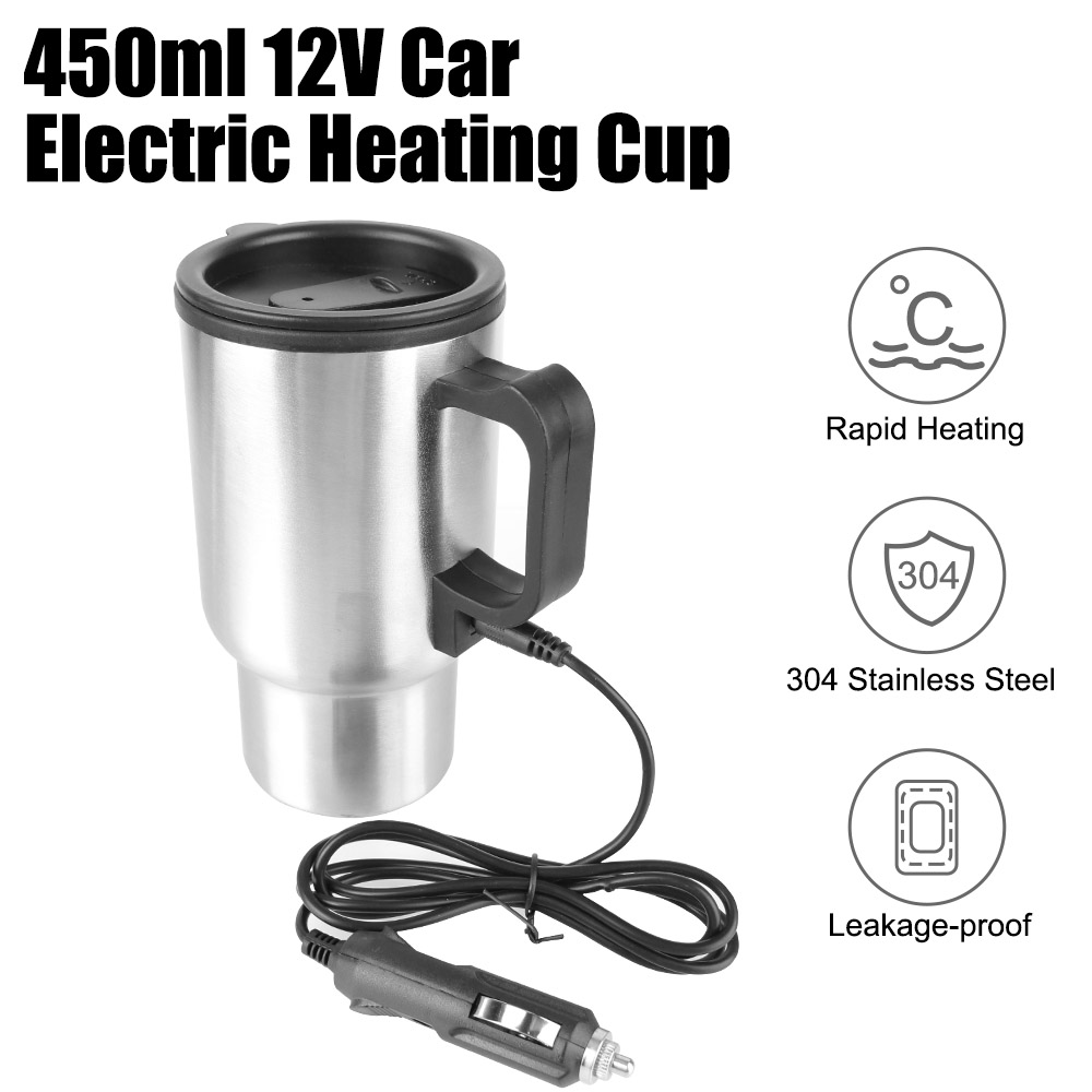 Camping Cooking Tin - Bouilloire de voiture chauffante électrique, tasse