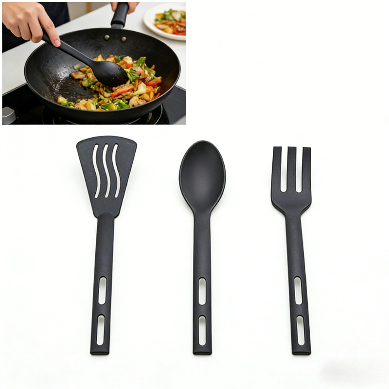 Quechua Camping Cooking Set - Ensemble d'ustensiles de cuisine 3 pièces
