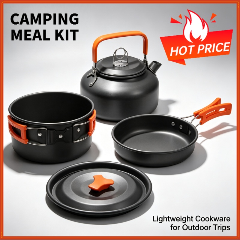Camping Cooking Unit - Ensemble de cuisine de camping, ustensiles