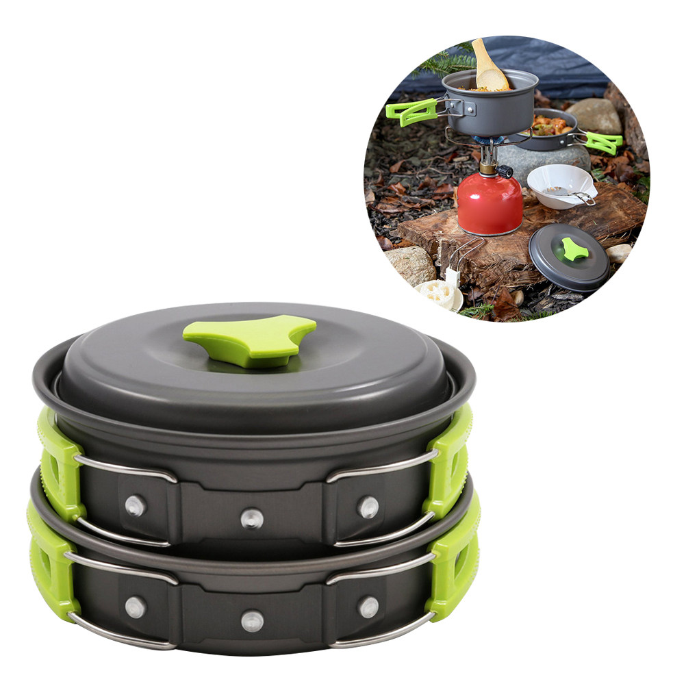 Ensemble de 10 ustensiles de c - Camping Lightweight Cooking Pot avis et prix