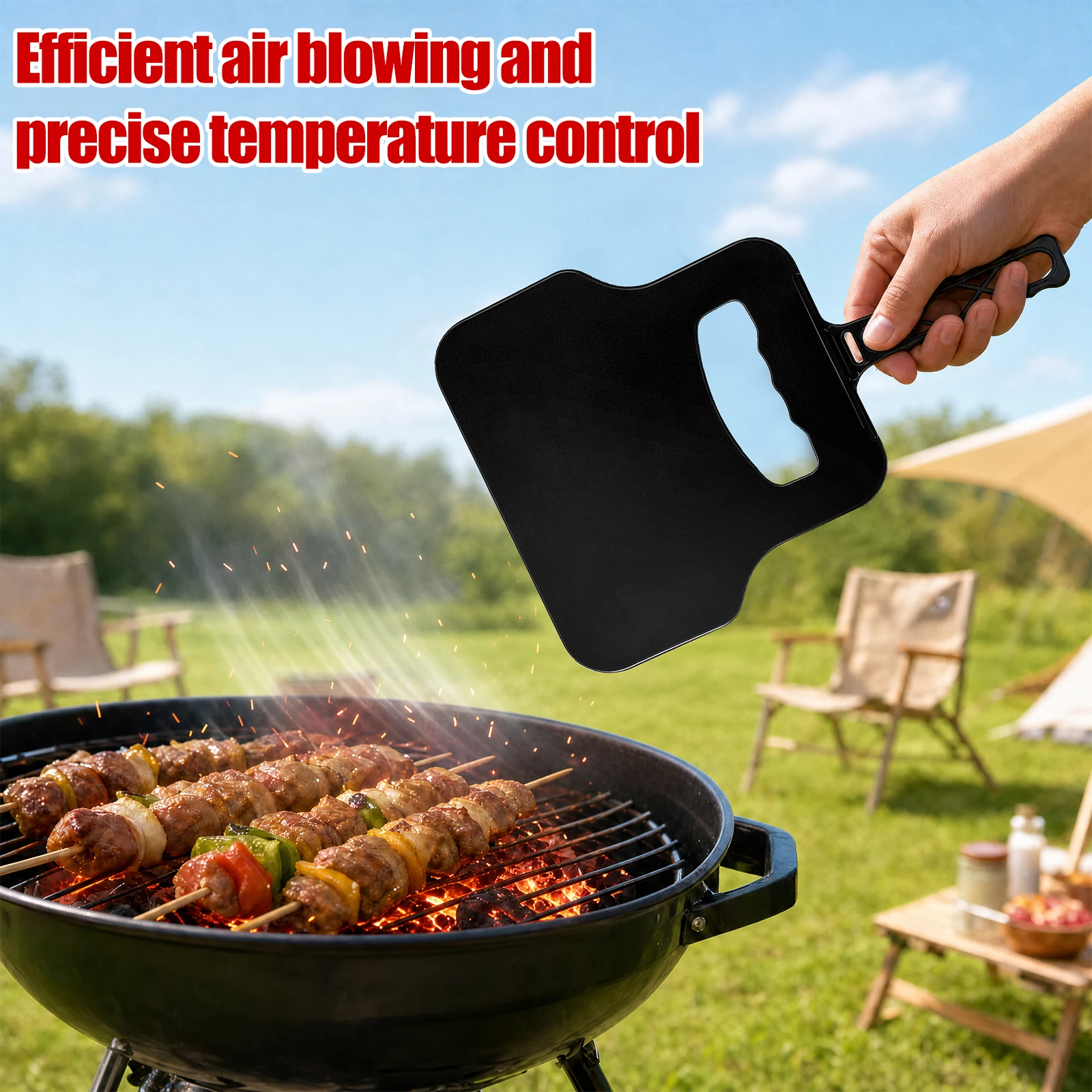Ventilateur manuel en plastiqu - Camping Cooking Grill avis et prix