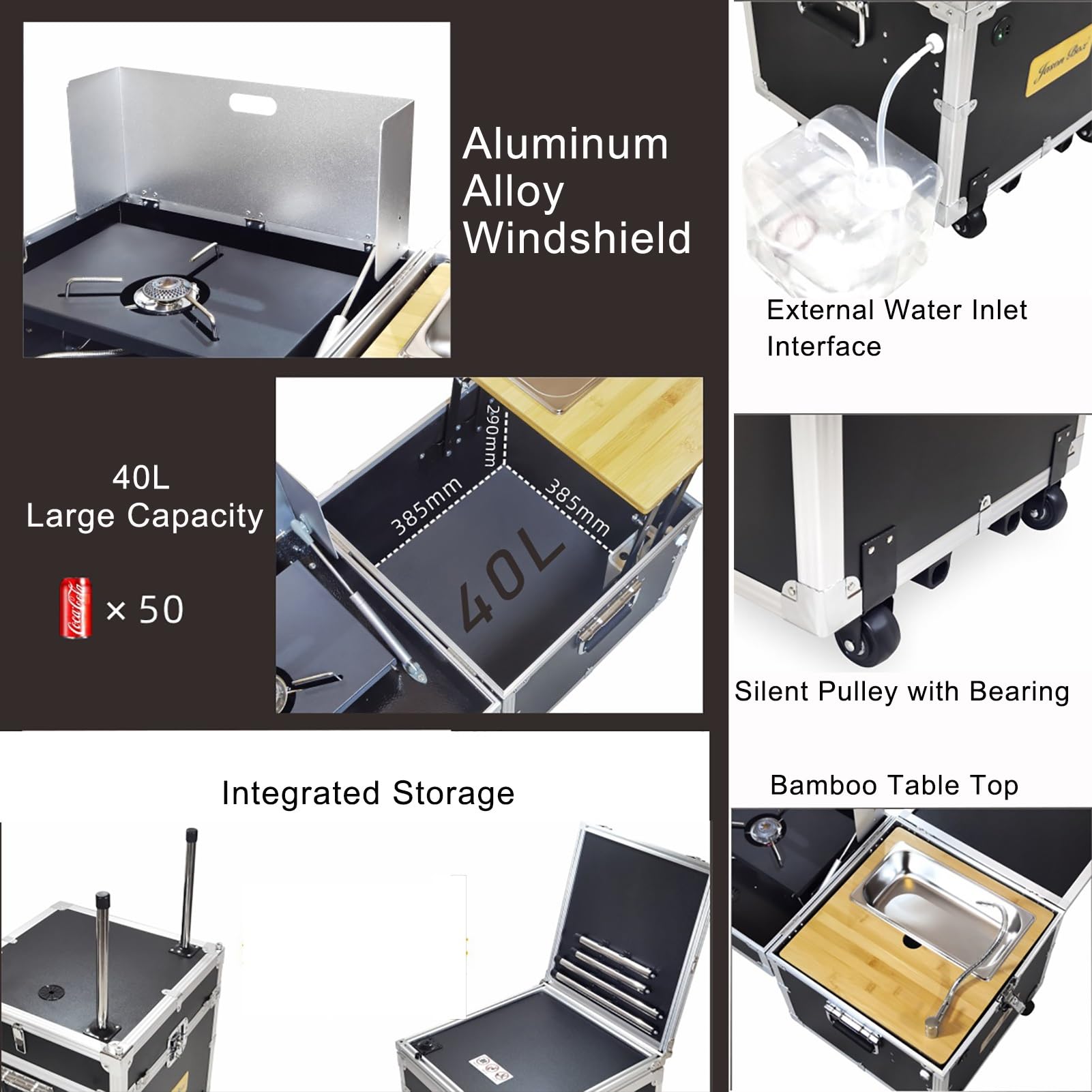Ensemble de cuisine de camping - Camping Cooking Box Set avis et prix