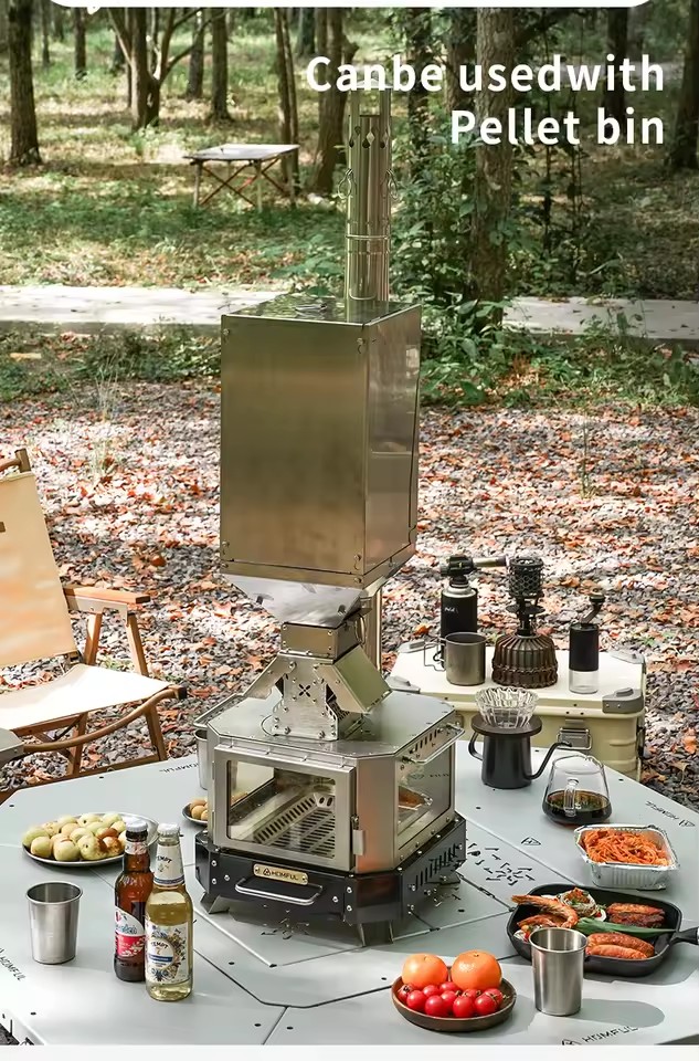 Poêle à bois portable HOMFUL p - Camping Cooking Windshield avis et prix