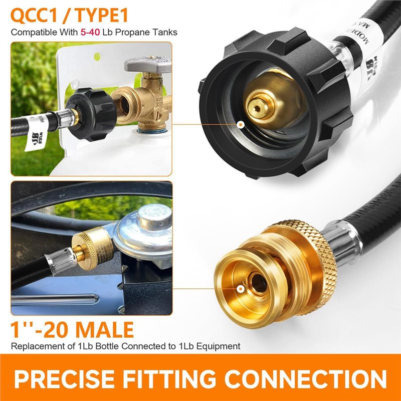 Adaptateur de tuyau pour réser - Camping Cooking Propane avis et prix