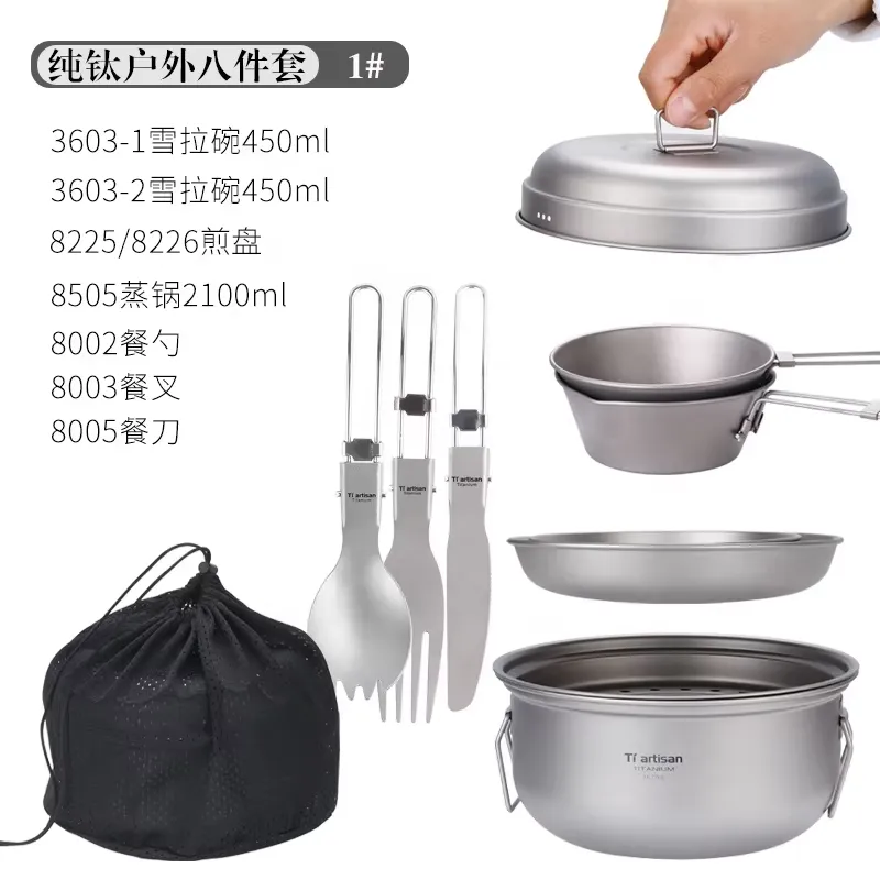 Ensemble de cuisine de camping - Camping Cooking Set With Kettle avis et prix