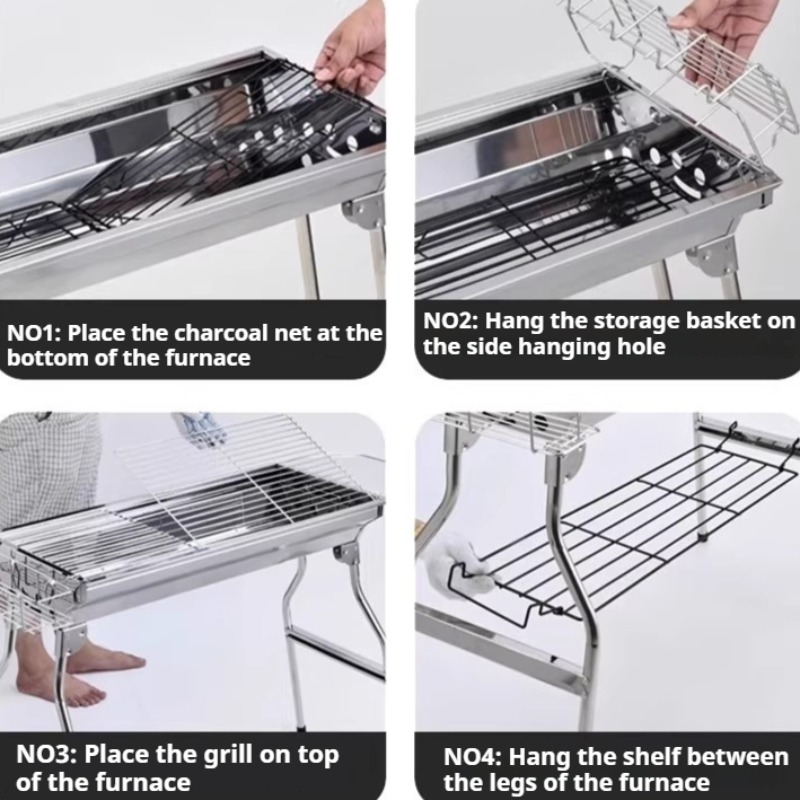 Grill de Barbecue Portable en  - Camping Cooking Requirements avis et prix