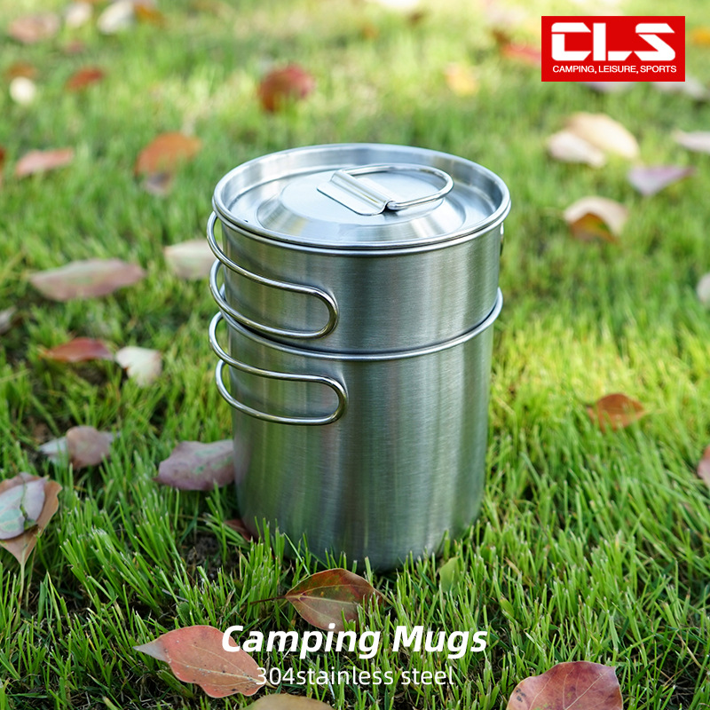 Bouilloire de Camping en acier - Camping Cooking Set With Kettle avis et prix