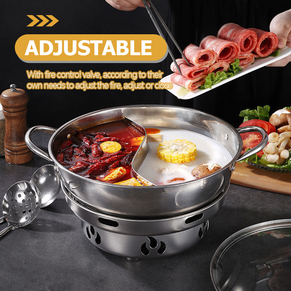 Réchaud à fondue coupe-vent en - Camping Lightweight Cooking Pot avis et prix