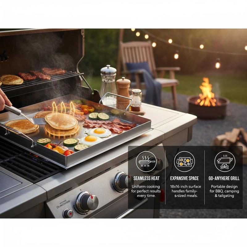 Plaque de cuisson universelle  - Camping Cooking Grill avis et prix