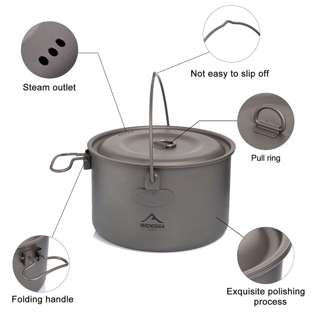 ESEA-Batterie de cuisine en ti - Camping Cooking Unit avis et prix