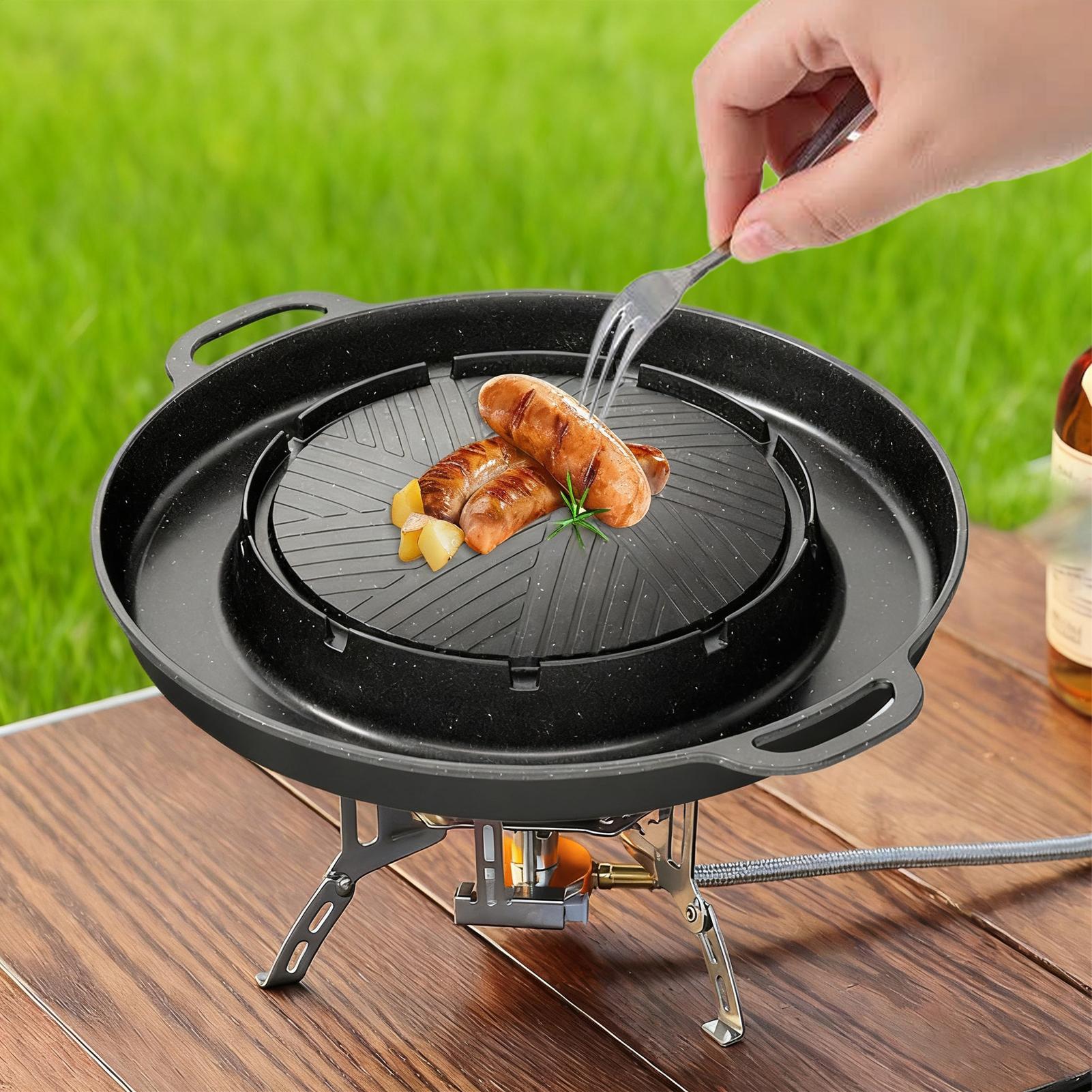 Grill et poêle chaude 2 en 1 p - Camping Cooking Table avis et prix