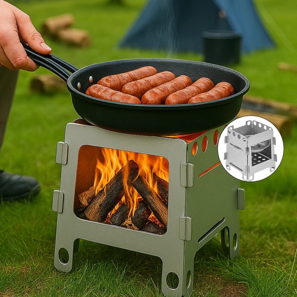 Four de Camping poêle à bois p - Camping Cooking Windshield avis et prix