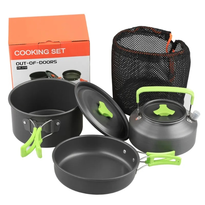 Ensemble de cuisine de camping - Camping Cooking Set With Kettle avis et prix