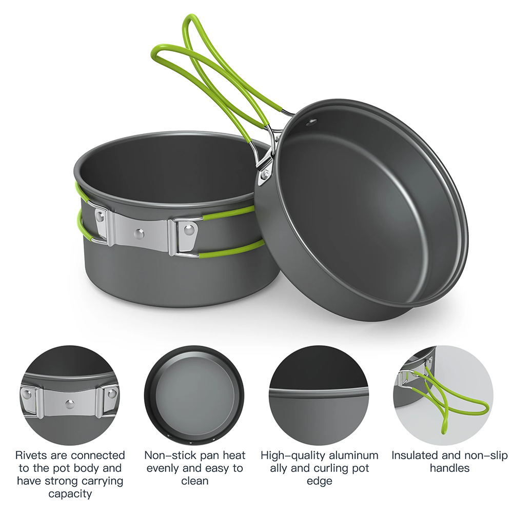 Ensemble de casseroles de camp - Quechua Camping Cooking Set avis et prix