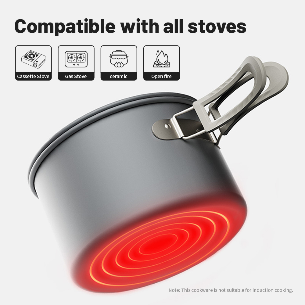 Naturehike – Kit d'ustensiles  - Quechua Camping Cooking Set avis et prix