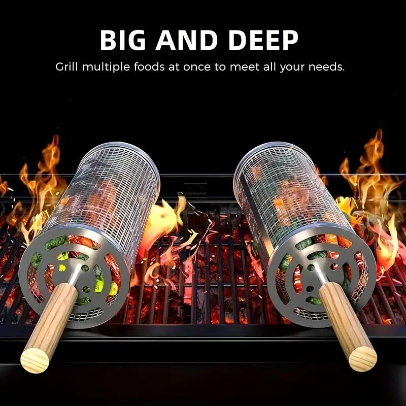 Panier de barbecue en acier in - Camping Cooking Grill avis et prix
