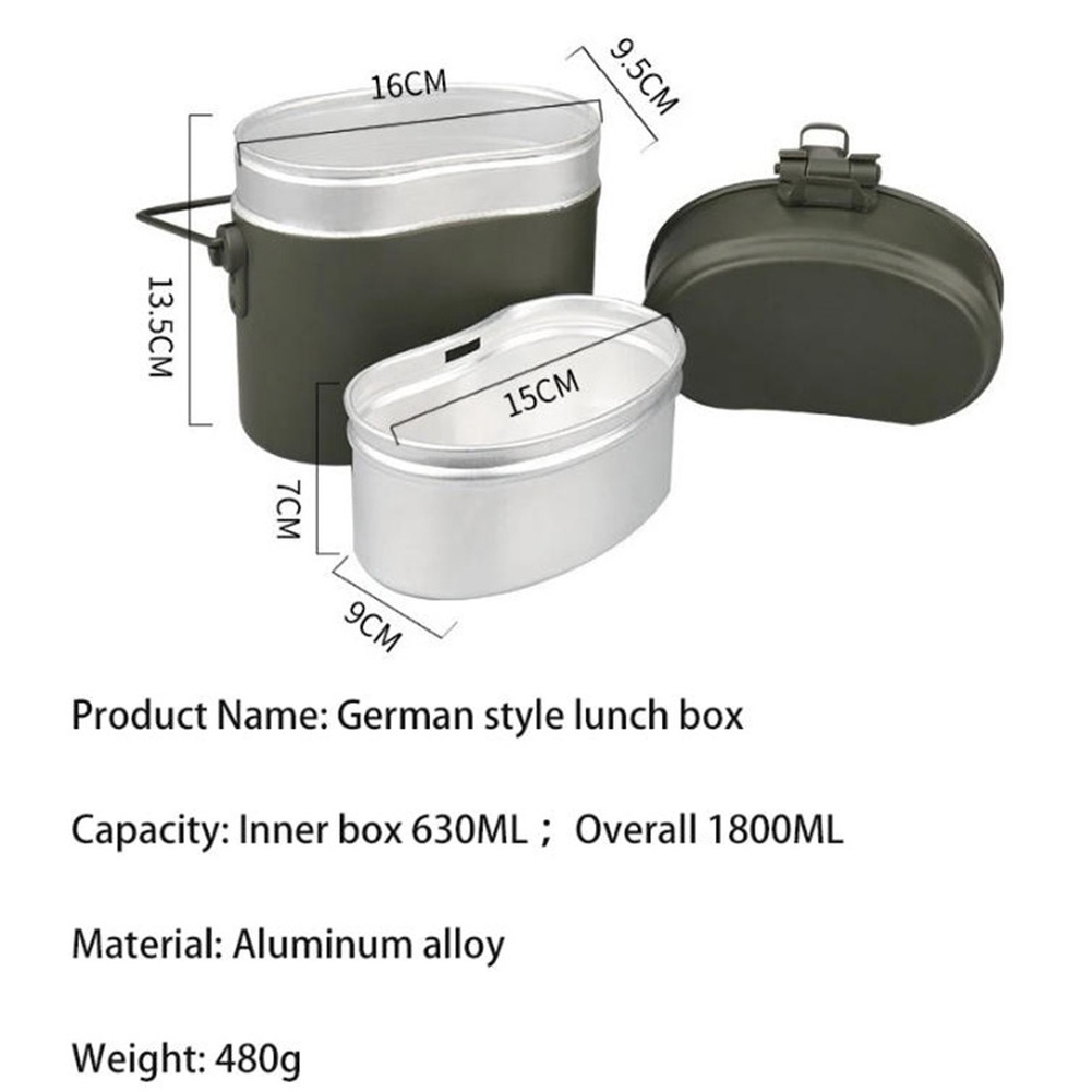Ensemble de 3 boîtes à lunch e - Camping Cooking Box Set avis et prix