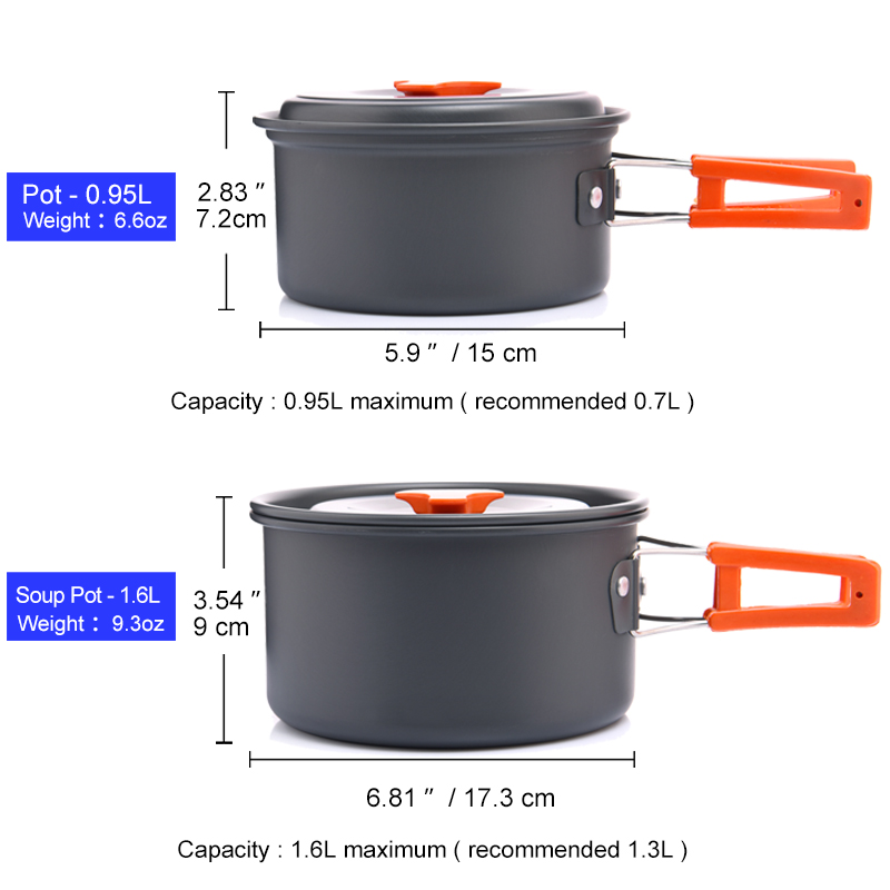 Widesea Camping ensemble d'ust - Quechua Camping Cooking Set avis et prix