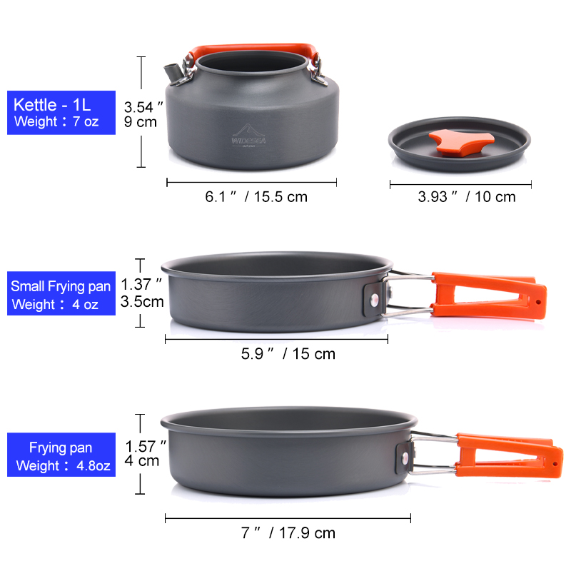 Widesea Camping ensemble d'ust - Quechua Camping Cooking Set avis et prix