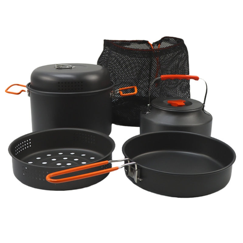 Ensemble d'ustensiles de cuisi - Camping Cooking Set With Kettle avis et prix