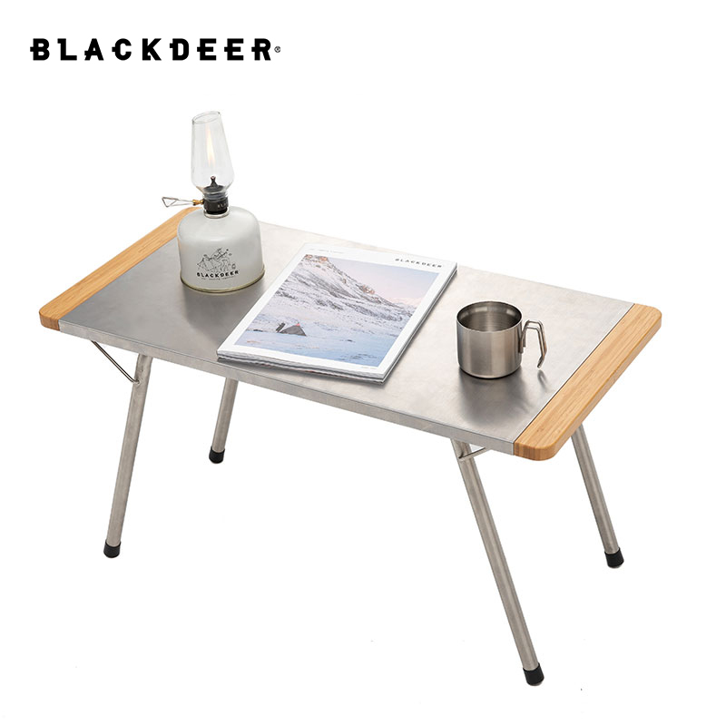Table pliante en bambou et aci - Camping Cooking Table avis et prix