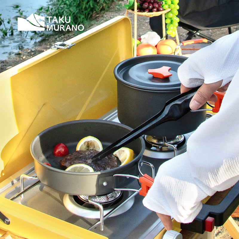 Ensemble de cuisine de camping - Camping Cooking Set With Kettle avis et prix