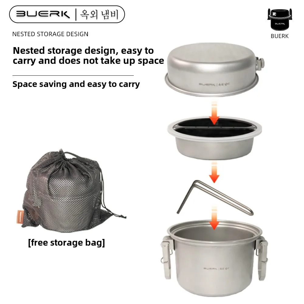 Marmite à la vapeur et à frire - Camping Cooking Ware avis et prix