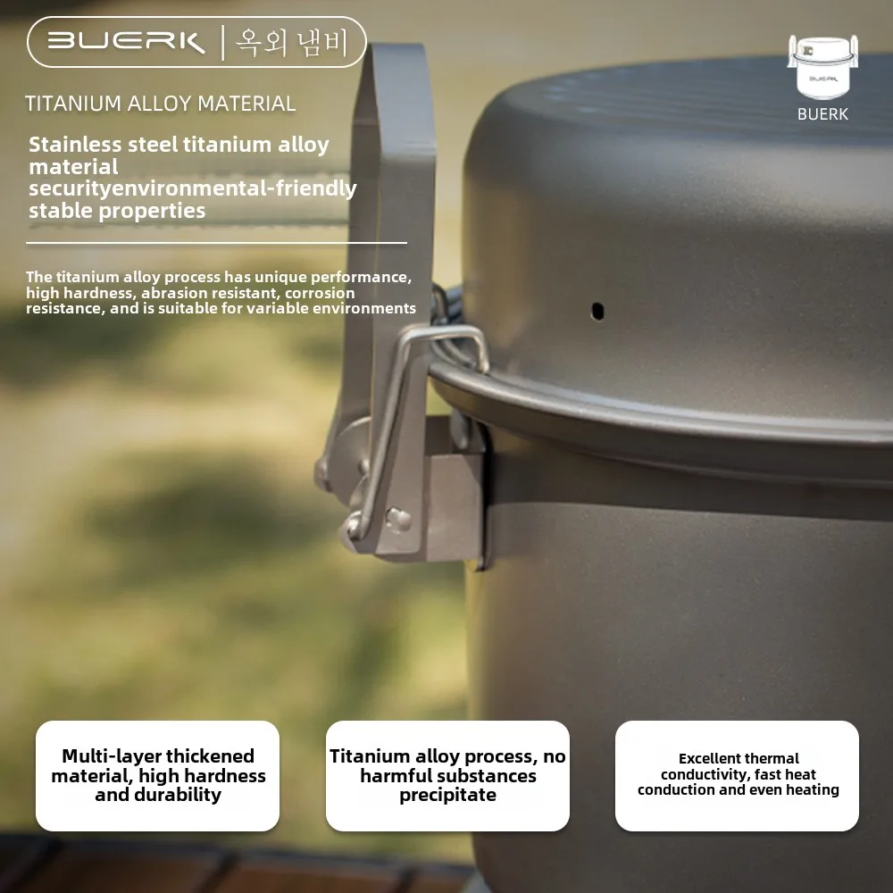 Marmite à la vapeur et à frire - Camping Cooking Ware avis et prix