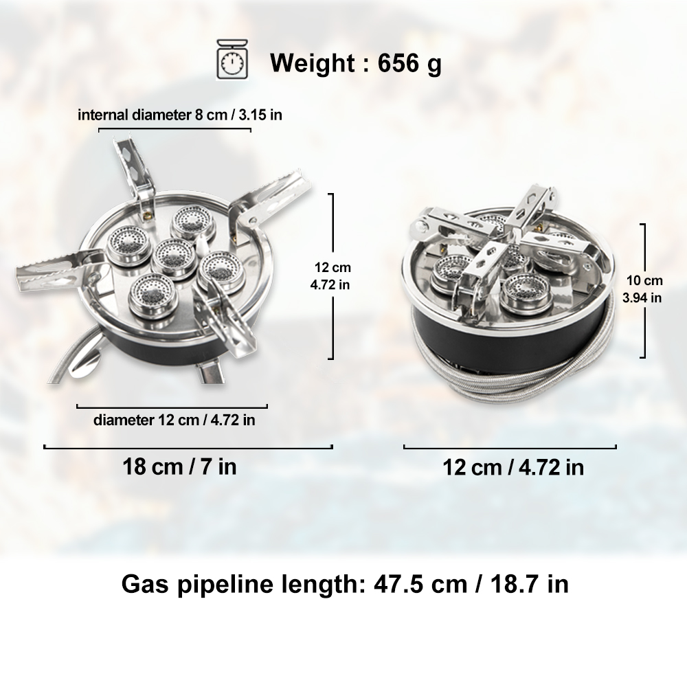 Widesea Réchaud à gaz portable - Camping Cooking Windshield avis et prix