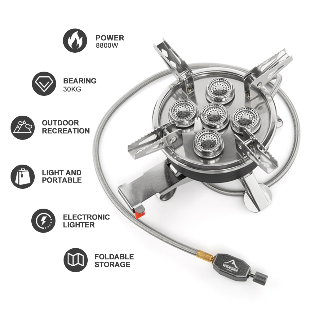 Widesea Réchaud à gaz portable - Camping Cooking Windshield avis et prix