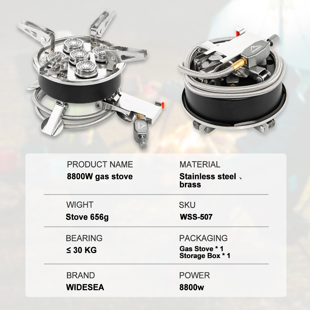 Widesea Réchaud à gaz portable - Camping Cooking Windshield avis et prix