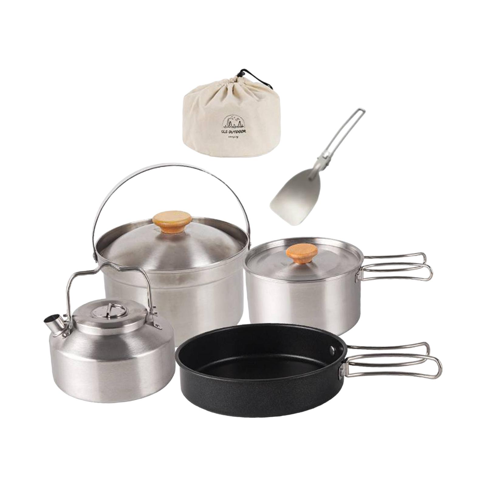 Ensemble de cuisine de camping - Camping Cooking Set With Kettle avis et prix