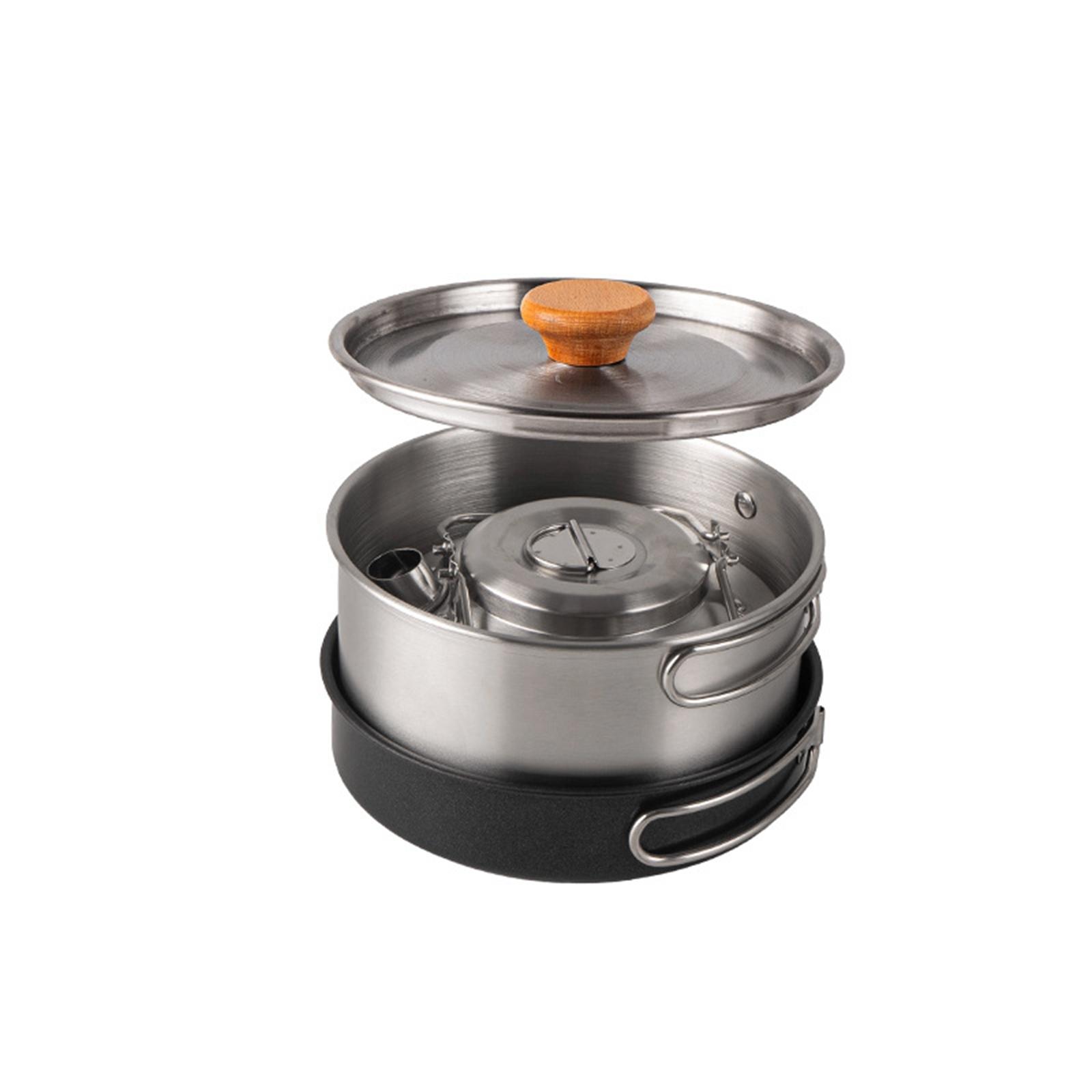 Ensemble de cuisine de camping - Camping Cooking Set With Kettle avis et prix