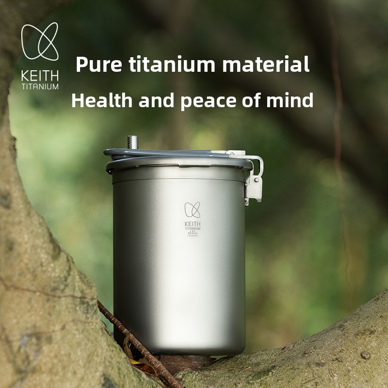 Keith Pure Titanium Autocuiseu - Camping Lightweight Cooking Pot avis et prix