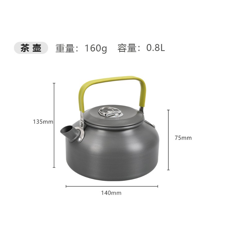 Ensemble de cuisine de camping - Camping Cooking Set With Kettle avis et prix